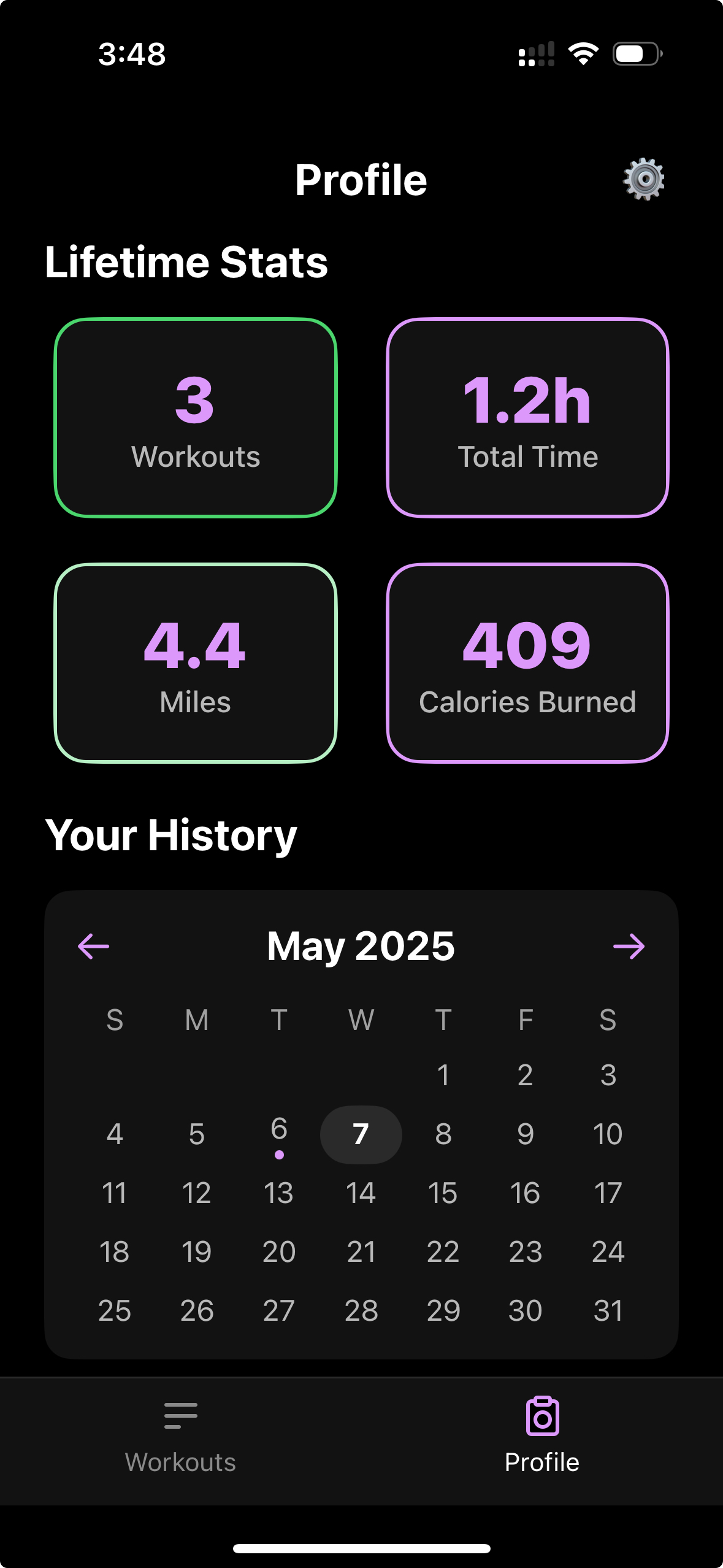 Lifetime Stats